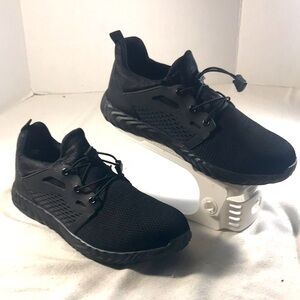 Indestructible Ryder 1.5 Black Rubber and Mesh Hard Toe Men's Safety Work Shoes